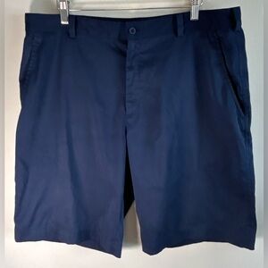 Nike Golf Dri-FIT Mens Shorts Navy Blue Size 36 Golf Pockets